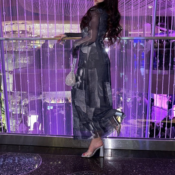 Zara Size S mesh dress - Picture 1 of 3